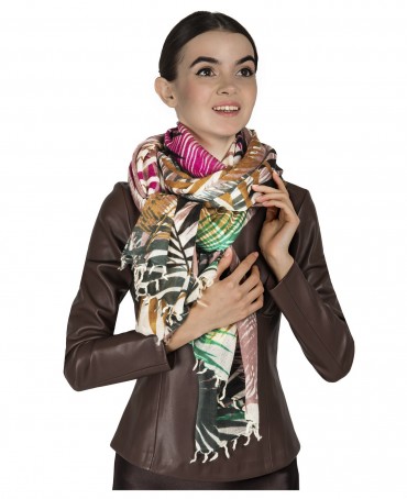 Палантин Женский W40-FEUILLE.D.ETE/MULTI